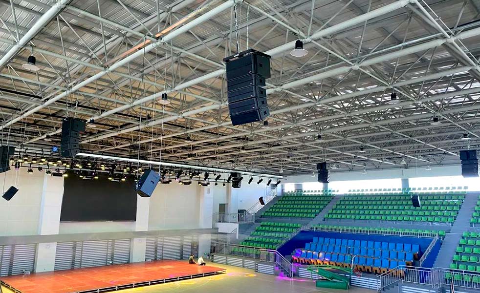 新疆可克達拉市鎮(zhèn)江高級中學體育館擴聲（images 4）